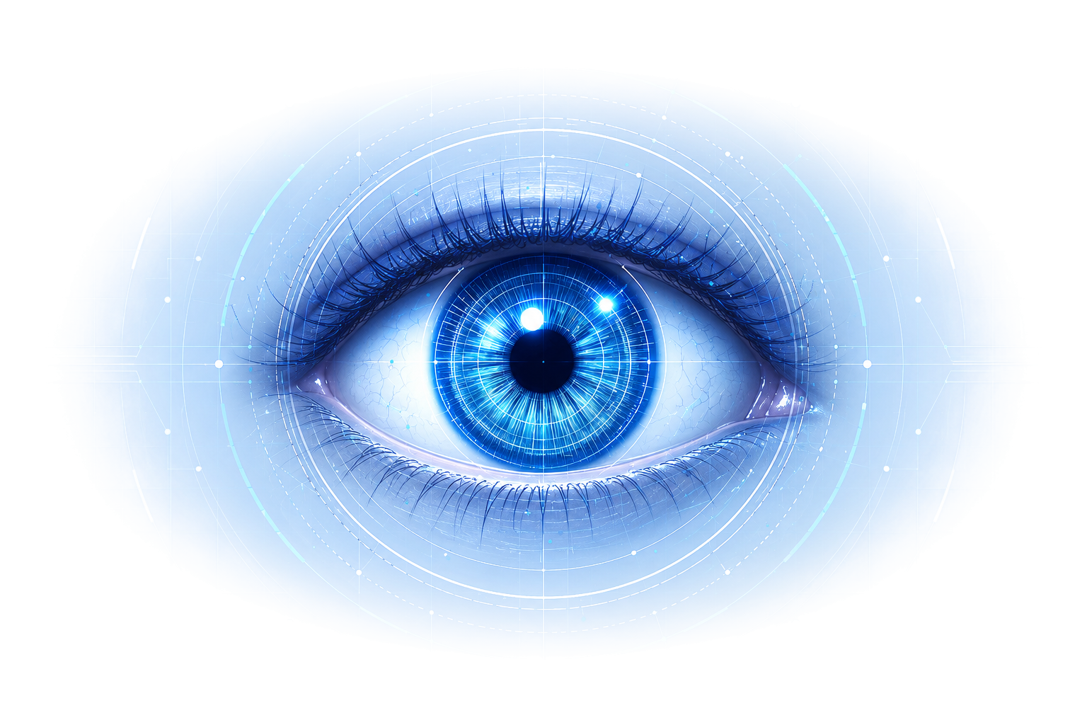 Eye-based human signal interface visual